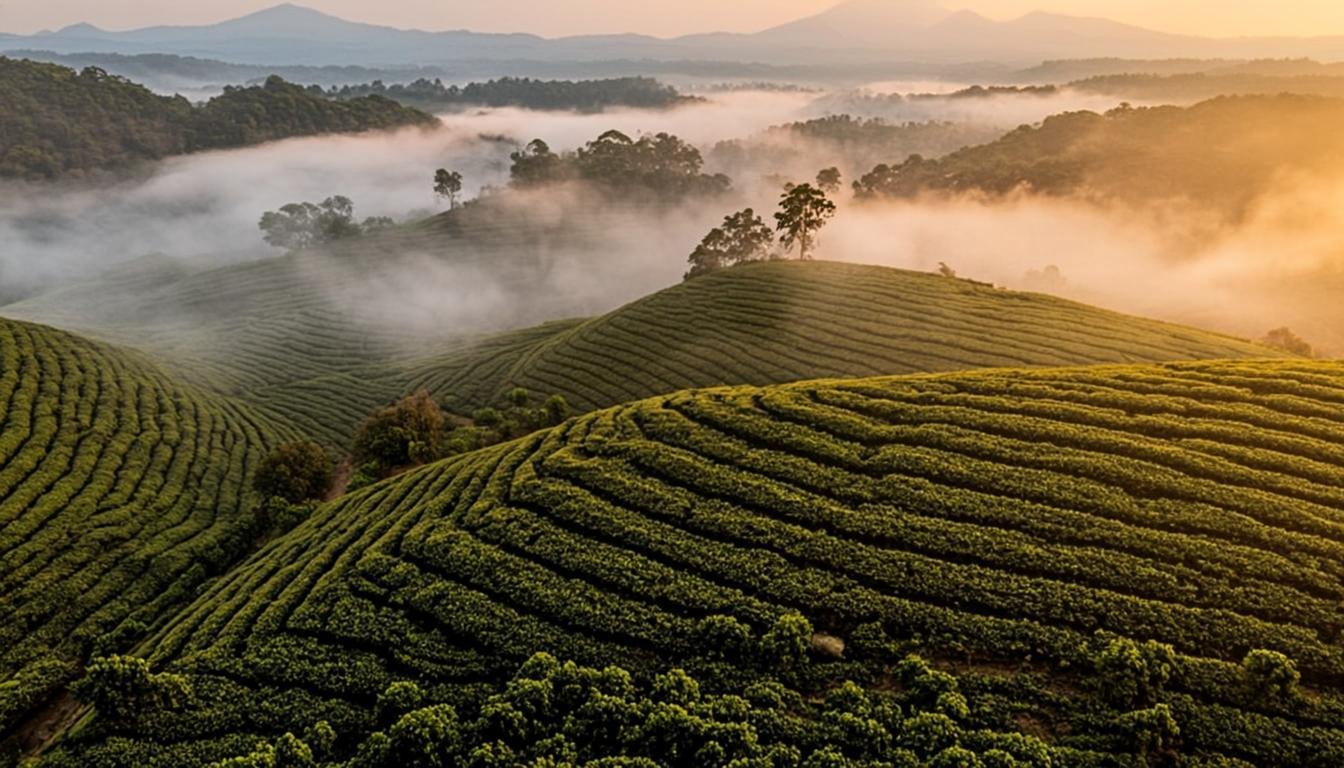 Indian coffee landscape